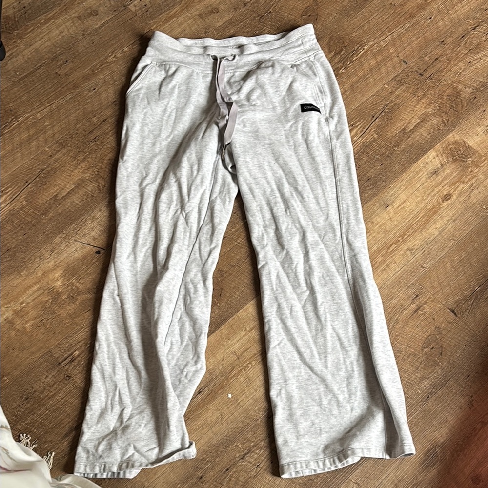 Calvin Klein Gray Sweatpants Relaxed Fit Joggers